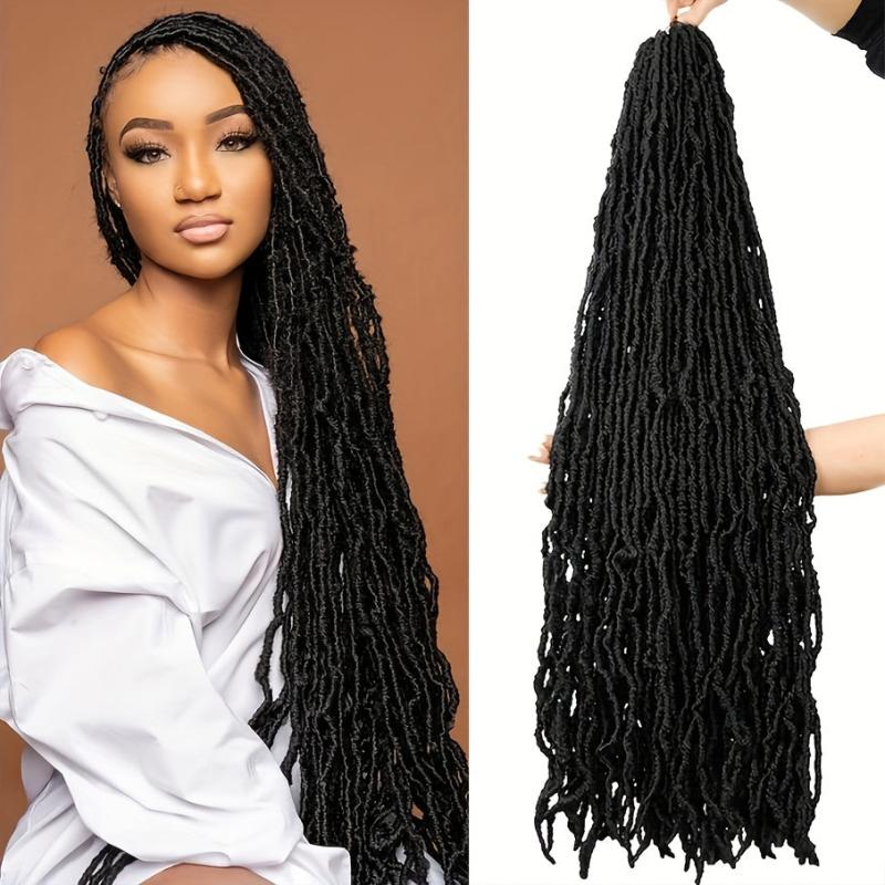 91 44 Cm 6 Packs Soft Locs Crochet Hair Extensions For Natural Butterfly Style