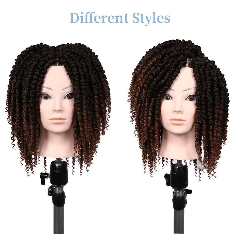 Short Passion Twist Hair Extensions 25 4 Cm Bohemian Crochet Hair Extensions