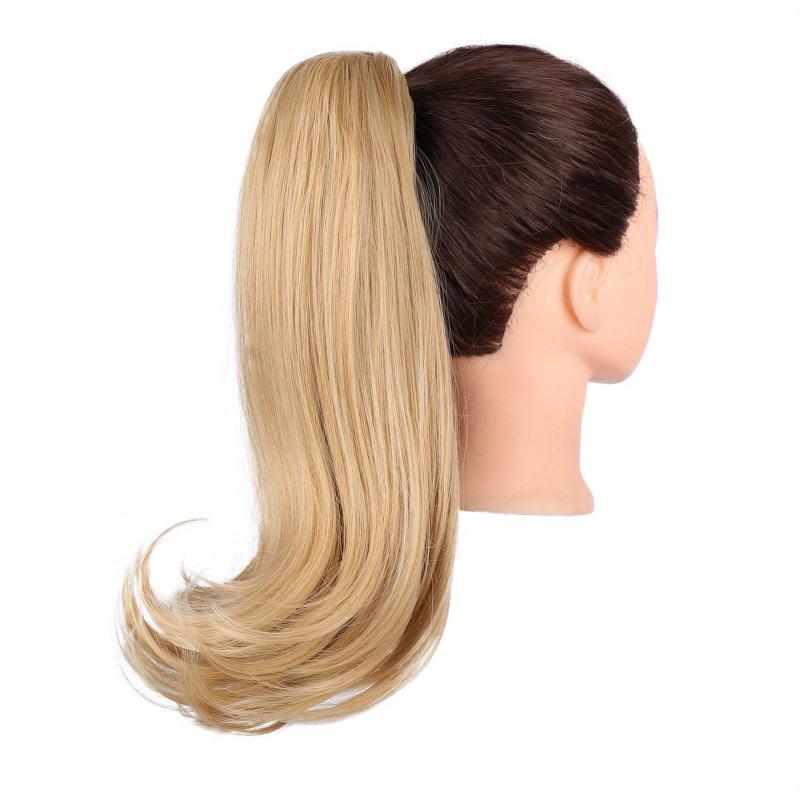 Golden Brown Curly Ponytail Hair Extension