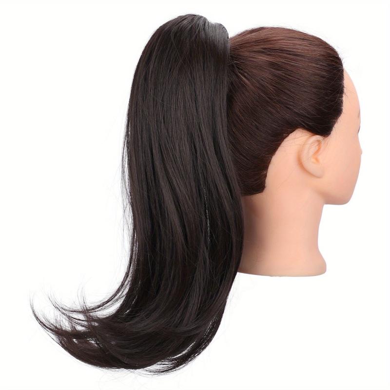 Golden Brown Curly Ponytail Hair Extension