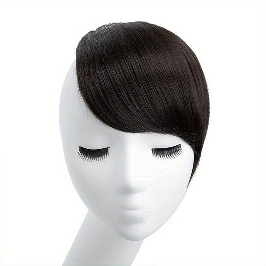 Human Hair Straight Bangs Extensions One Piece For Women