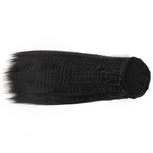 20 Inch High Temp Fiber Drawstring Wig Ponytail Plait