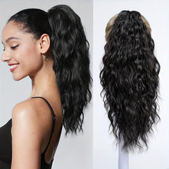 Blonde Curly Wavy Ponytail Extension for Women