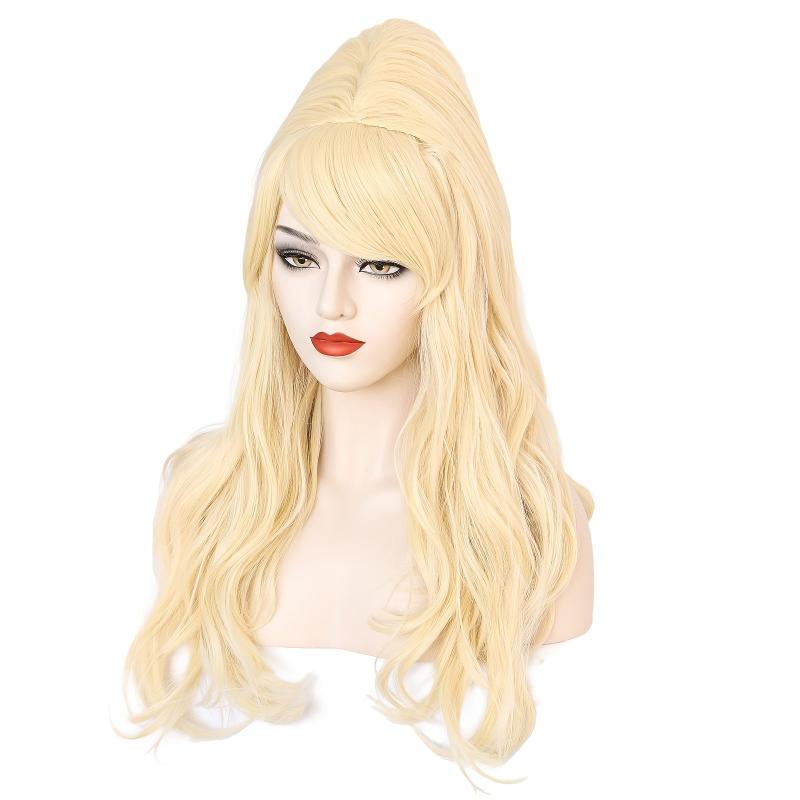 Blonde Bouffant Beehive Wig 50s 80s Costume