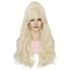Blonde Bouffant Beehive Wig 50s 80s Costume