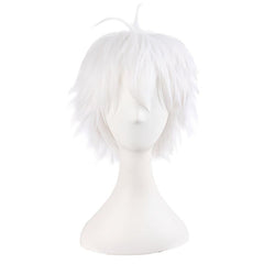 Short Curly Synthetic Wig With Bangs Anime Cosplay Wig