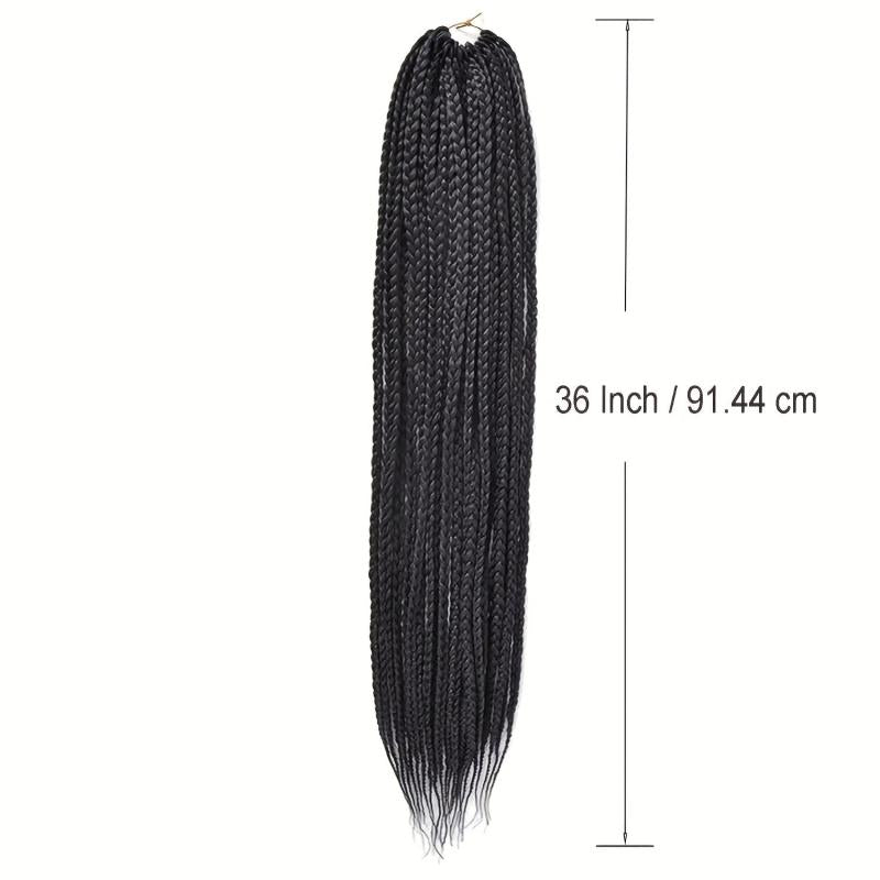 24 Strands 1 Pack 91 44 Cm Box Braids Crochet Hair