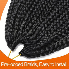 24 Strands 1 Pack 91 44 Cm Box Braids Crochet Hair