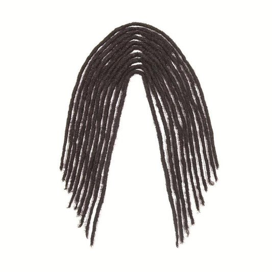10pcs Folding Hair Loc Extensions Synthetic Fiber Human Hair Extensions