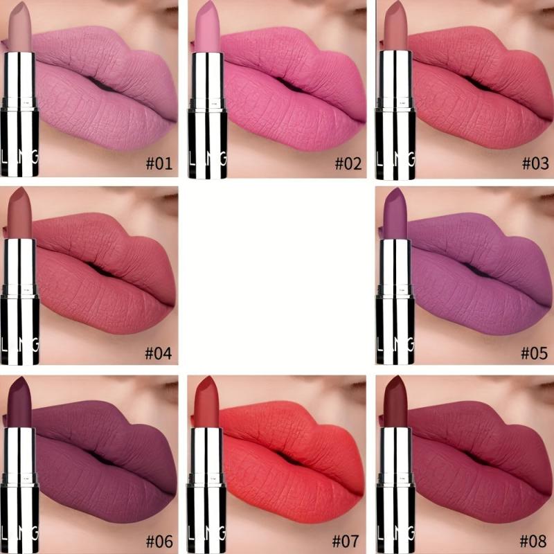 Matte Lipstick Non Smudge Lip Glaze High Pigment Long Lasting