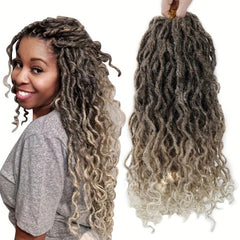 Spring Twist Crochet Hair Extensions 20 Pack Natural Curly Dreadlocks