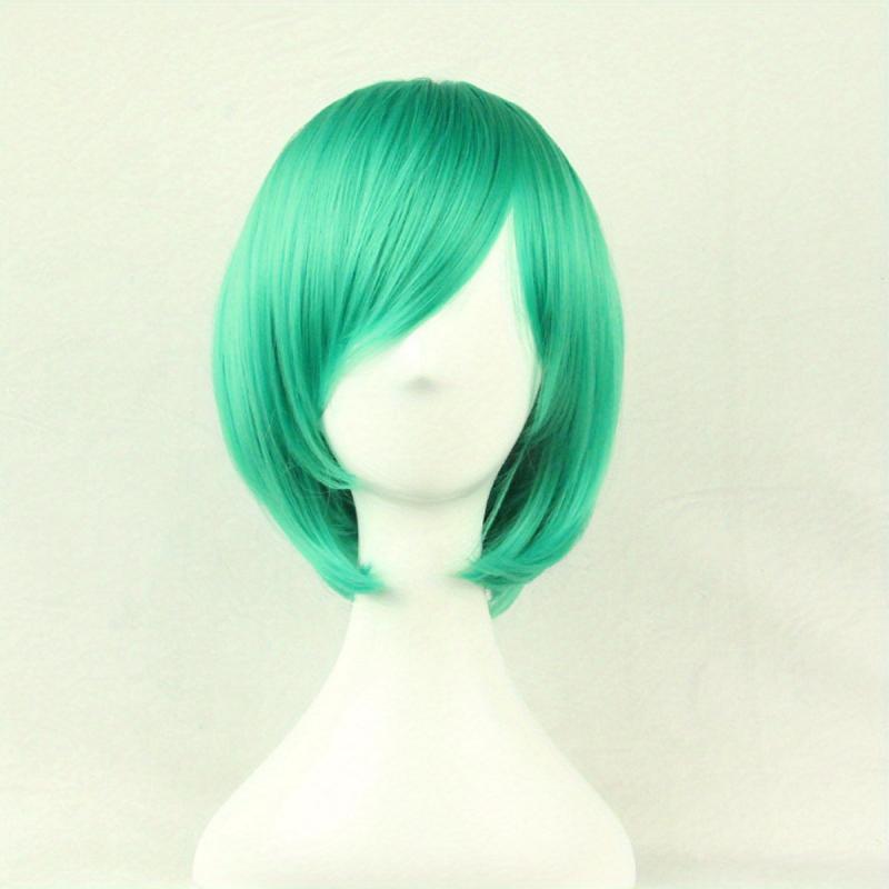 Costume Wigs Short Straight Wig Synthetic Wig With Bangs Anime Cosplay Wig