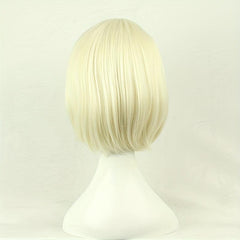 Costume Wigs Short Straight Wig Synthetic Wig With Bangs Anime Cosplay Wig