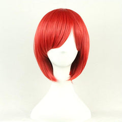 Costume Wigs Short Straight Wig Synthetic Wig With Bangs Anime Cosplay Wig