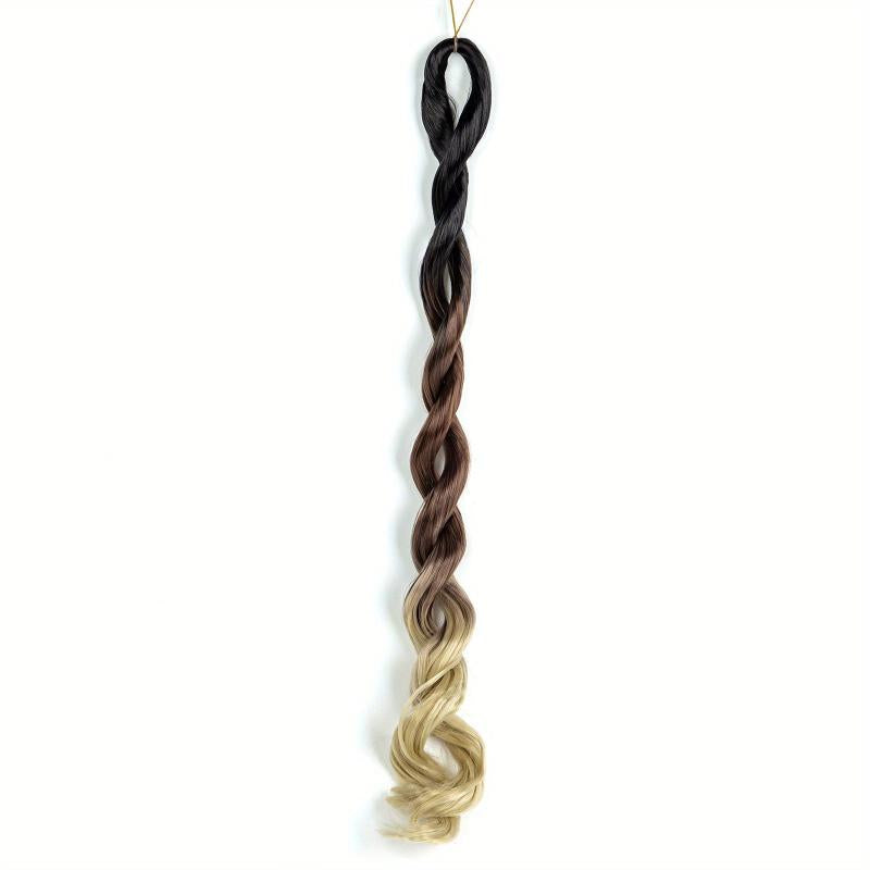 66 04 Cm Ombre Curly Braiding Hair Extensions Synthetic Crochet Braids