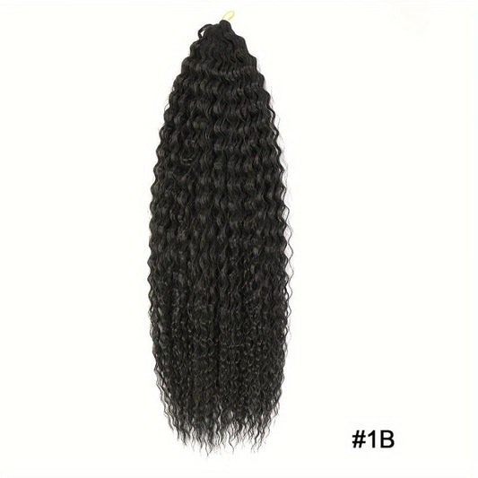 Pink Pretwisted Passion Twist Crochet Hair Long Wavy Synthetic