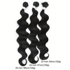 Synthetic Body Wave Hair Bundles for Women
