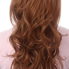 Blonde Highline Brown Mix Red Ponytail Bun Extensions