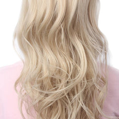 Blonde Highline Brown Mix Red Ponytail Bun Extensions