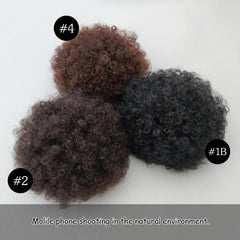 Afro Puff Ponytail Hair Bun Chignon Hairpiece