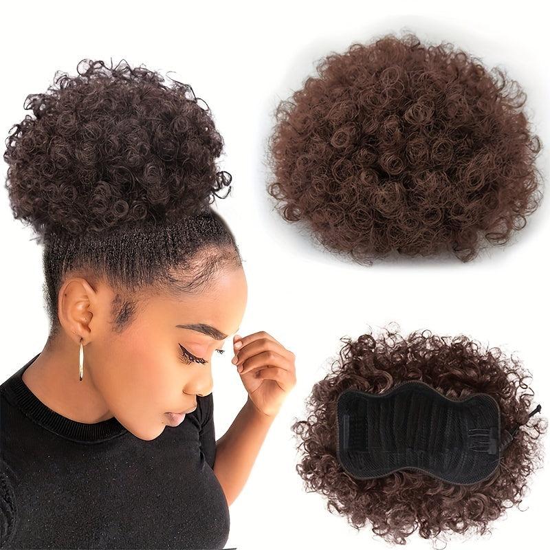 Afro Puff Ponytail Hair Bun Chignon Hairpiece