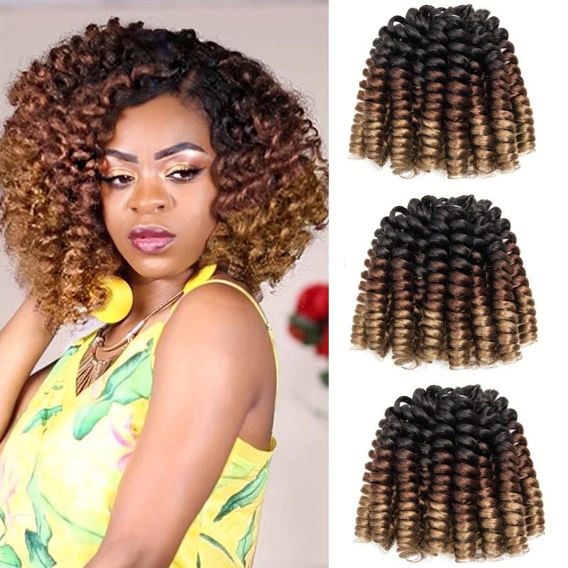 Jamaican Bounce Crochet Hair Extensions Ombre 2X Wand Curl Braids