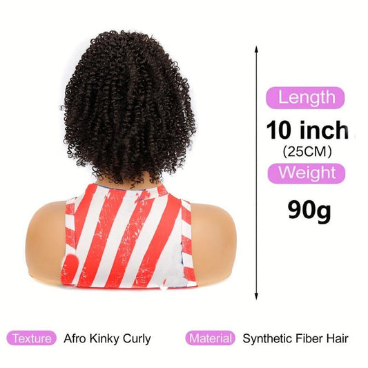 Afro Drawstring Ponytail Kinky Curly Ponytail