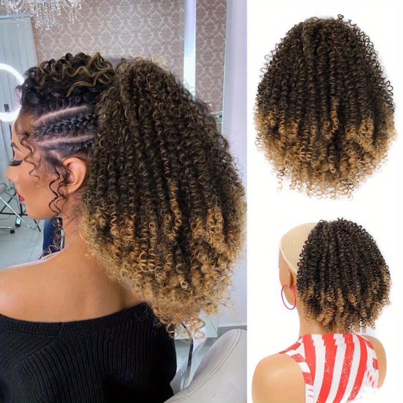 Afro Drawstring Ponytail Kinky Curly Ponytail