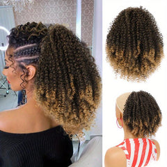 Afro Drawstring Ponytail Kinky Curly Ponytail