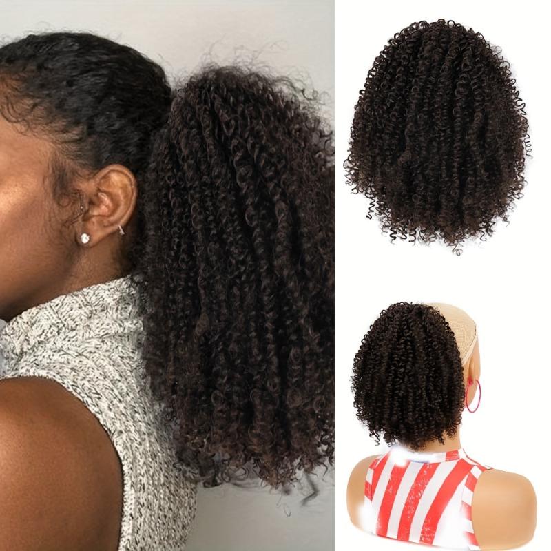 Afro Drawstring Ponytail Kinky Curly Ponytail