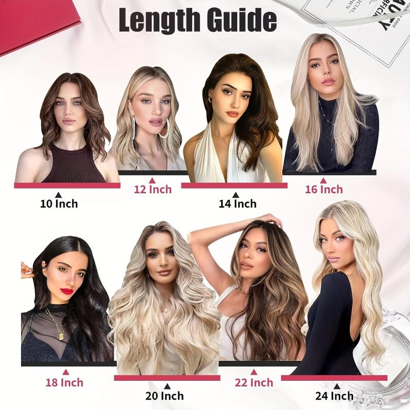 20pcs Blonde Tape In Hair Extensions Straight 100% Human Hair 50g/pack
