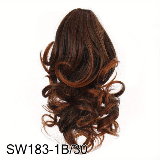 Long Wavy Ponytail Extensions 30in Synthetic Hair Pieces