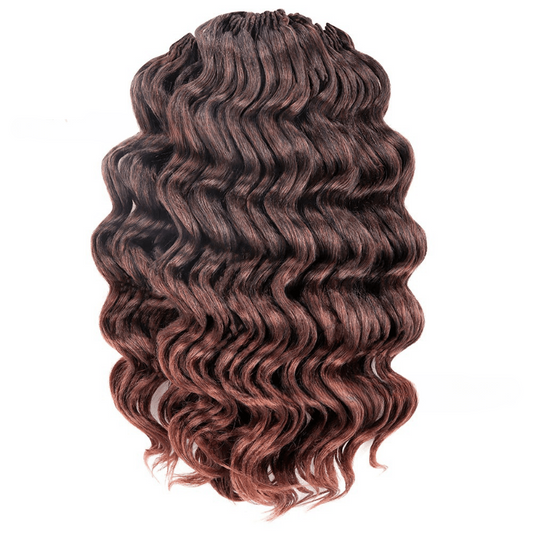 Ocean Wave Crochet Hair Extensions 30 48 Cm Deep Wave Braiding Hair Extensions