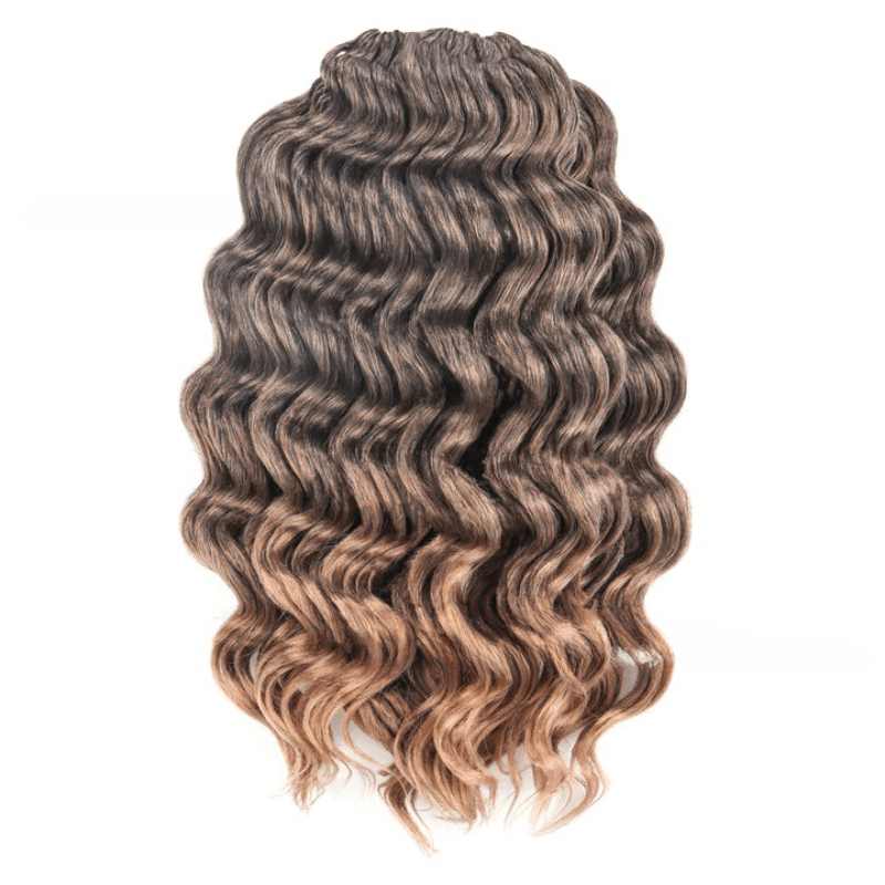 Ocean Wave Crochet Hair Extensions 30 48 Cm Deep Wave Braiding Hair Extensions