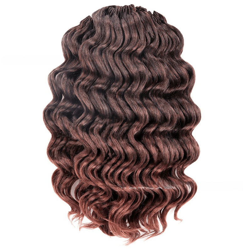 Ocean Wave Crochet Hair Extensions 30 48 Cm Deep Wave Braiding Hair Extensions