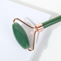 Jade Roller Massager for Face Neck Body - Smooth Fine Lines Wrinkles