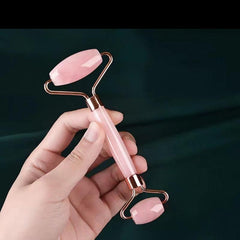 Jade Roller Massager for Face Neck Body - Smooth Fine Lines Wrinkles