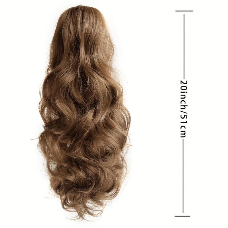 Curly Claw Ponytail 50 8 CmWavy Synthetic Hair Extension 1B