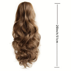 Curly Claw Ponytail 50 8 CmWavy Synthetic Hair Extension 1B