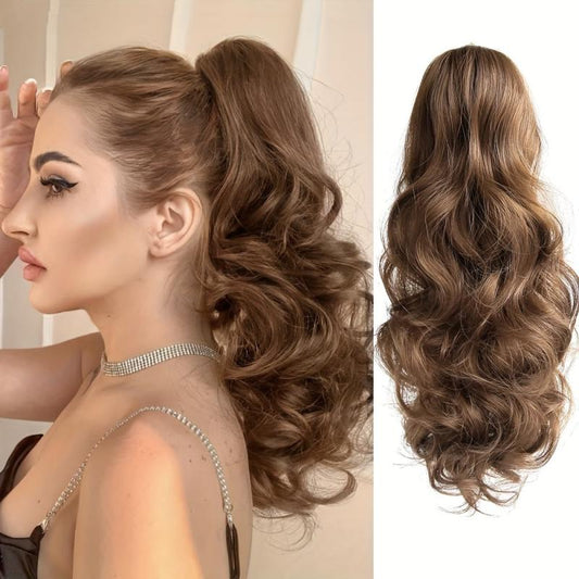 Curly Claw Ponytail 50 8 CmWavy Synthetic Hair Extension 1B