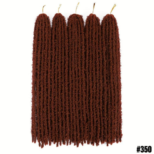 24 Inch Butterfly Locs Crochet Hair Extensions Synthetic For African Women