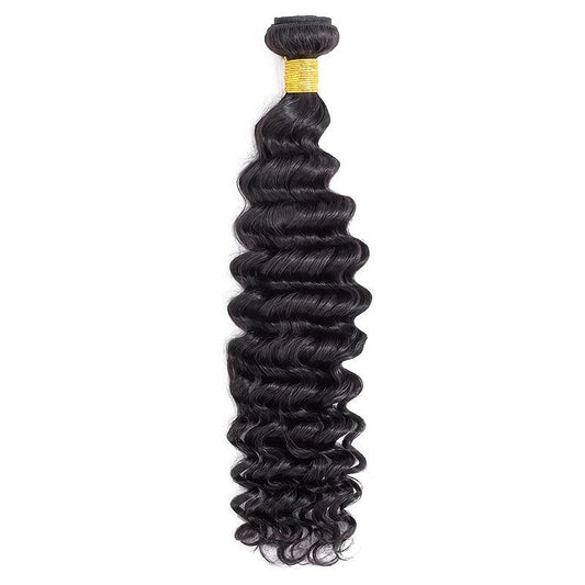Deep Wave Human Hair Bundles 20-32-76 Virgin Hair Weave Extension