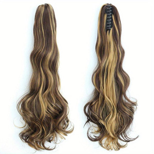 Long Wavy Ponytail Extensions Natural Look Daily Use
