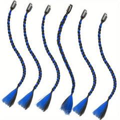 6pcs Box Braids Synthetic Clip In Hair Extensions