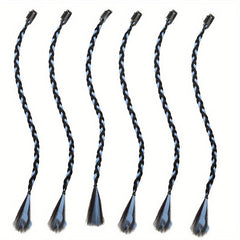 6pcs Box Braids Synthetic Clip In Hair Extensions