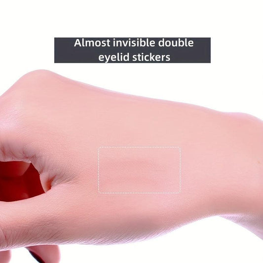 300 Pairs Lace Mesh Double Eyelid Tape Long-Lasting Waterproof Invisible Patch