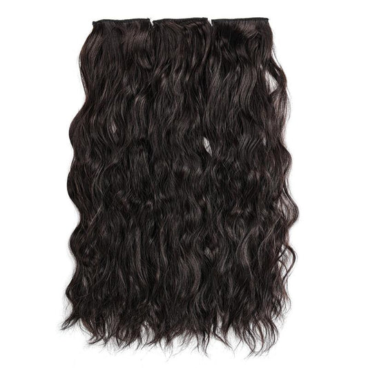 Long Curly Wavy Clip In Hair Extensions Set for Women