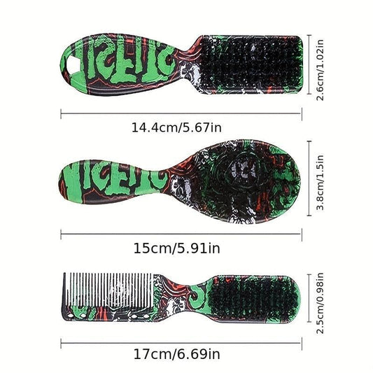 Professional Double Sided Barber Comb Brush For Haircuts Beard Styling
