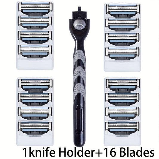 3-Layer Manual Safety Razor for Classic Shaving Set