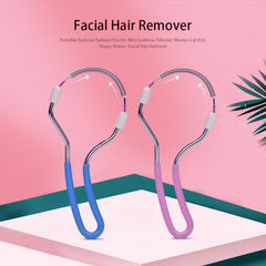 Portable Handheld Spring Roller Epilator for Facial Hair Removal